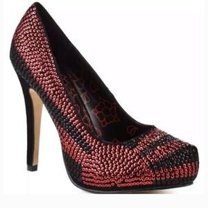 New in Box Rare Iron Fist Japan The Sun Will Rise Pointed Toe Platform Heel Sz 6